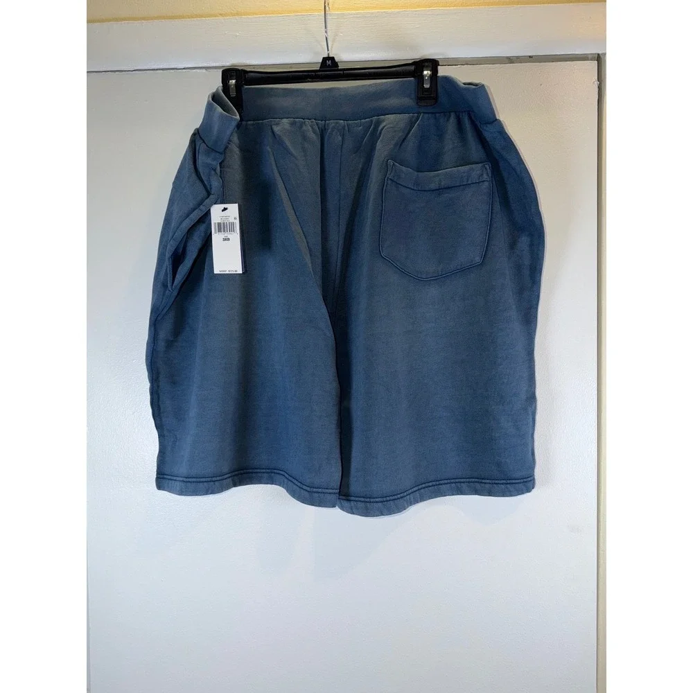 Polo Ralph Lauren Fleece Shorts Mens 3XB Blue Big Pony Graphic Sweatshorts